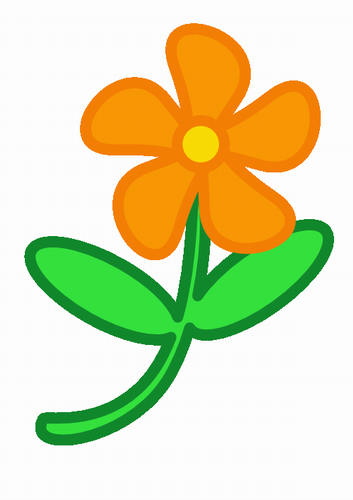 Vektorový obrázek, ilustrační klipart Květina zdarma ke stažení, Květiny vektor do vašich dokumentů
