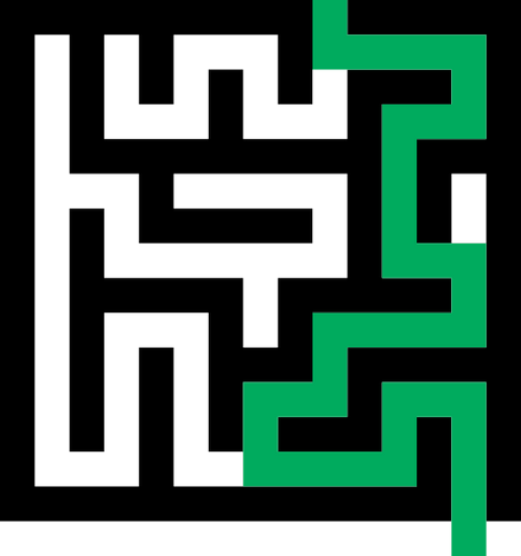 Vektorov obrzek, ilustran klipart Labyrint zdarma ke staen, Symboly vektor do vaich dokument