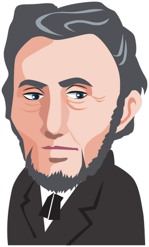 Vektorový obrázek, ilustrační klipart Lincoln zdarma ke stažení, Osobnosti vektor do vašich dokumentů
