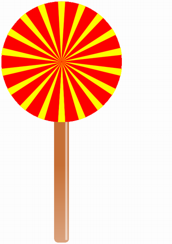 Vektorový obrázek, ilustrační klipart Lollipop zdarma ke stažení, Jídlo vektor do vašich dokumentů