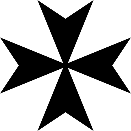 Vektorový obrázek, ilustrační klipart Maltézský kříž zdarma ke stažení, Náboženství vektor do vašich dokumentů