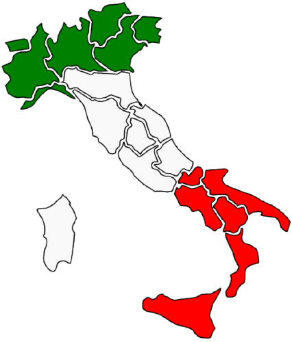 Vektorový obrázek, ilustrační klipart Mapa Itálie zdarma ke stažení, Mapy vektor do vašich dokumentů
