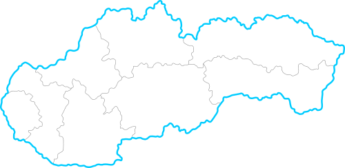 Vektorov obrzek, ilustran klipart Mapa Slovenska zdarma ke staen, Mapy vektor do vaich dokument