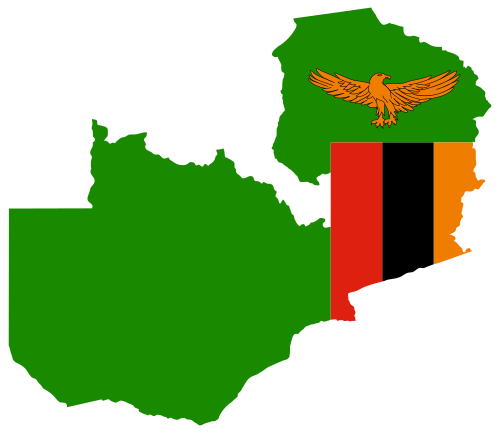Vektorový obrázek, ilustrační klipart Mapa Zambie zdarma ke stažení, Mapy vektor do vašich dokumentů