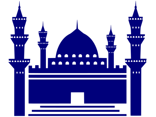 Vektorový obrázek, ilustrační klipart Mešita zdarma ke stažení, Náboženství vektor do vašich dokumentů