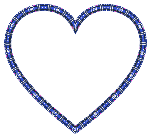 Vektorový obrázek, ilustrační klipart Modré srdce zdarma ke stažení, Láska vektor do vašich dokumentů