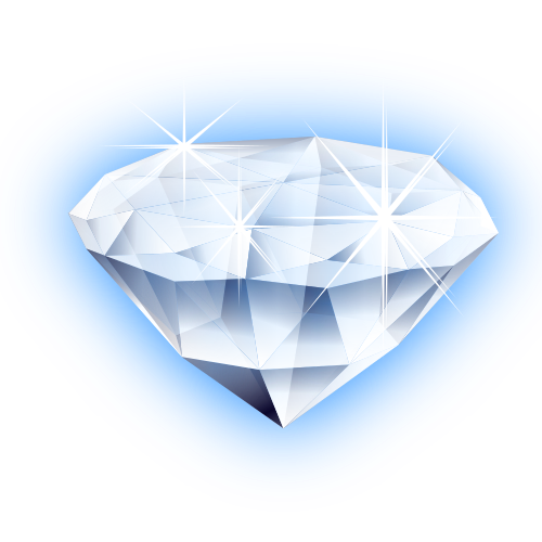 Vektorový obrázek, ilustrační klipart Modrý diamant zdarma ke stažení, Láska vektor do vašich dokumentů