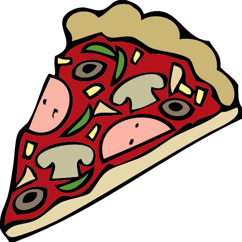 Vektorový obrázek, ilustrační klipart Pizza zdarma ke stažení, Jídlo vektor do vašich dokumentů