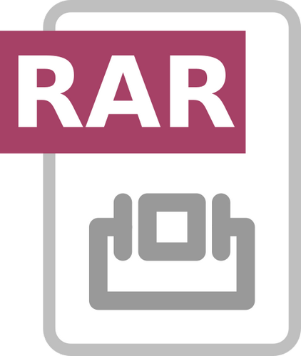 Vektorov obrzek, ilustran klipart RAR zdarma ke staen, Symboly vektor do vaich dokument