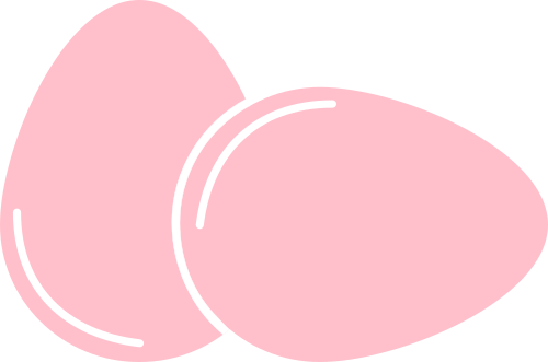 Vektorový obrázek, ilustrační klipart Růžová vajíčka zdarma ke stažení, Velikonoce vektor do vašich dokumentů