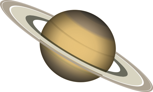 Vektorový obrázek, ilustrační klipart Saturn zdarma ke stažení, Věda vektor do vašich dokumentů