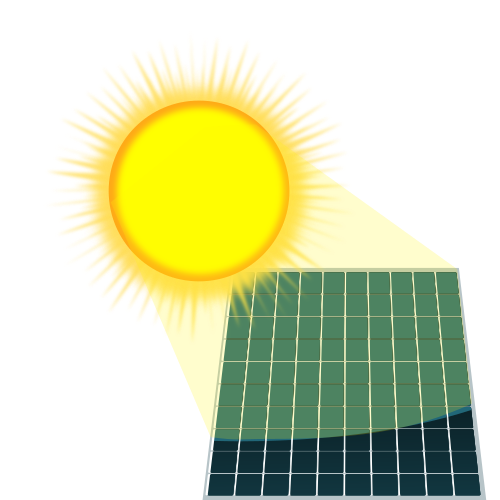 Vektorov obrzek, ilustran klipart Solrn energie zdarma ke staen, Vda vektor do vaich dokument