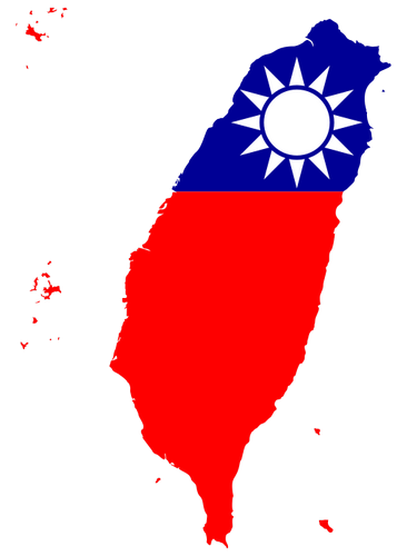 Vektorový obrázek, ilustrační klipart Tchaj-wan zdarma ke stažení, Mapy vektor do vašich dokumentů