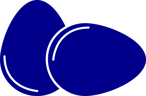 Vektorov obrzek, ilustran klipart Tmavomodr vajka zdarma ke staen, Velikonoce vektor do vaich dokument