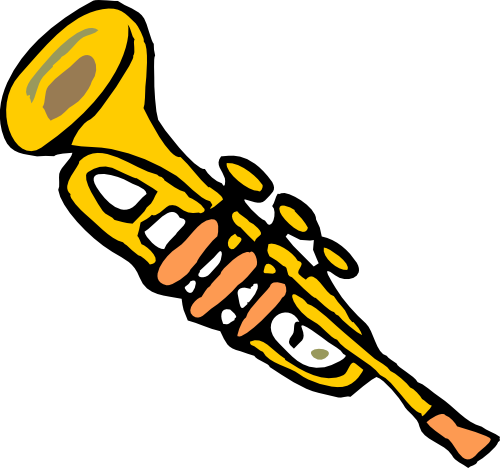Vektorov obrzek, ilustran klipart Trumpeta zdarma ke staen, Hudba vektor do vaich dokument