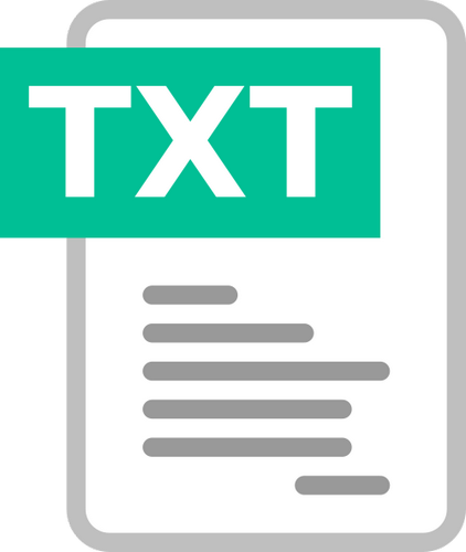 Vektorový obrázek, ilustrační klipart TXT zdarma ke stažení, Symboly vektor do vašich dokumentů