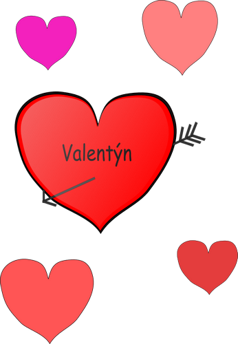 Vektorový obrázek, ilustrační klipart Valentýn zdarma ke stažení, Láska vektor do vašich dokumentů