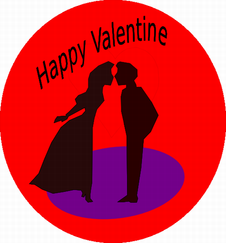 Vektorový obrázek, ilustrační klipart Valentýnka zdarma ke stažení, Láska vektor do vašich dokumentů