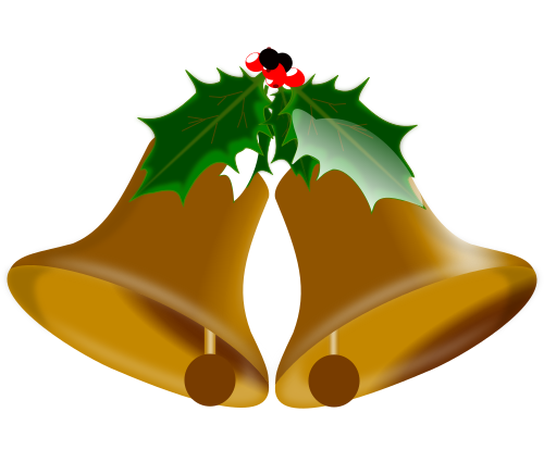 Vektorový obrázek, ilustrační klipart Vánoční zvonečky zdarma ke stažení, Vánoce vektor do vašich dokumentů