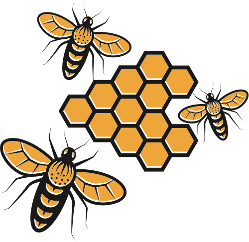 Vektorový obrázek, ilustrační klipart Včelky zdarma ke stažení, Hmyz vektor do vašich dokumentů