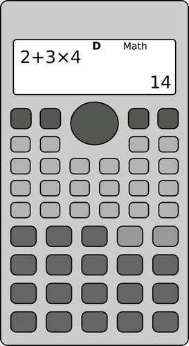 Vektorov obrzek, ilustran klipart Vdeck kalkulaka zdarma ke staen, Pstroje vektor do vaich dokument