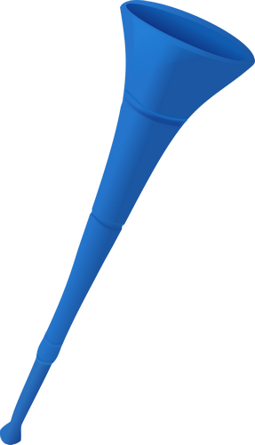 Vektorový obrázek, ilustrační klipart Vuvuzela zdarma ke stažení, Hudba vektor do vašich dokumentů