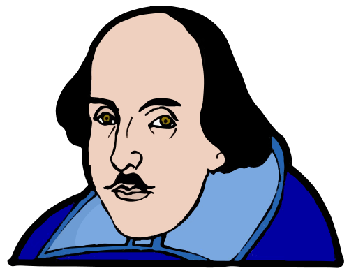 Vektorov obrzek, ilustran klipart William Shakespeare zdarma ke staen, Osobnosti vektor do vaich dokument
