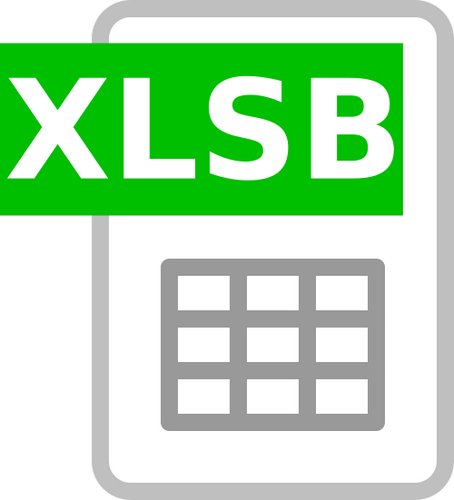 Vektorový obrázek, ilustrační klipart XLSB zdarma ke stažení, Symboly vektor do vašich dokumentů