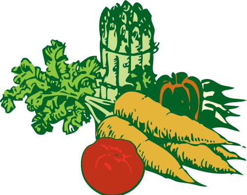 Vektorový obrázek, ilustrační klipart Zelenina zdarma ke stažení, Zelenina vektor do vašich dokumentů