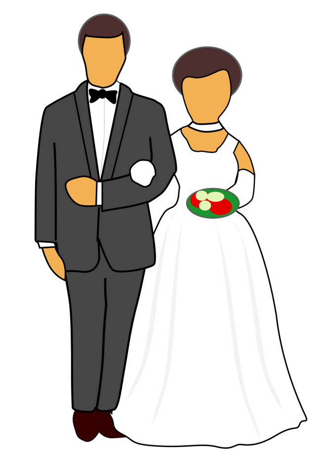 Přání pro novomanžele, obrázky ke stažení - Blahopřání k svatbě novomanželům